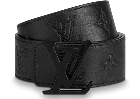 louis vuitton belt black mens